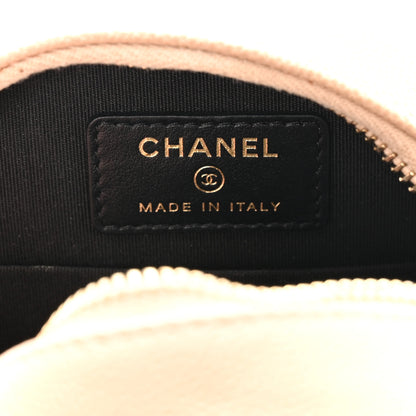 Chanel Caviar Quilted Round Filigree Crossbody Beige Black 6 of 11
