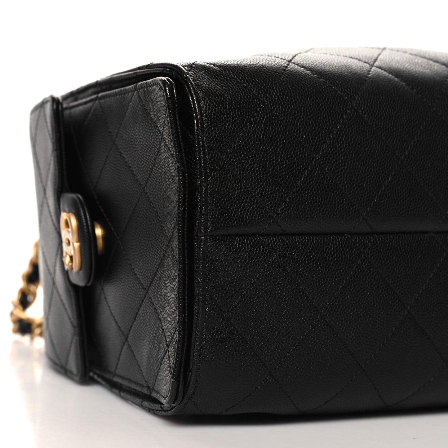 Caviar Quilted Small Chanel 25 Handbag Black