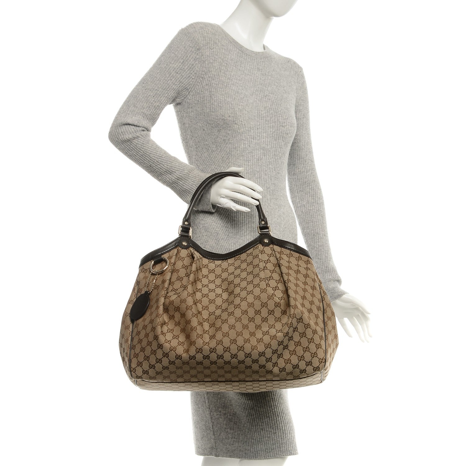 Gucci Monogram Large Sukey Tote Dark Brown 2 of 7
