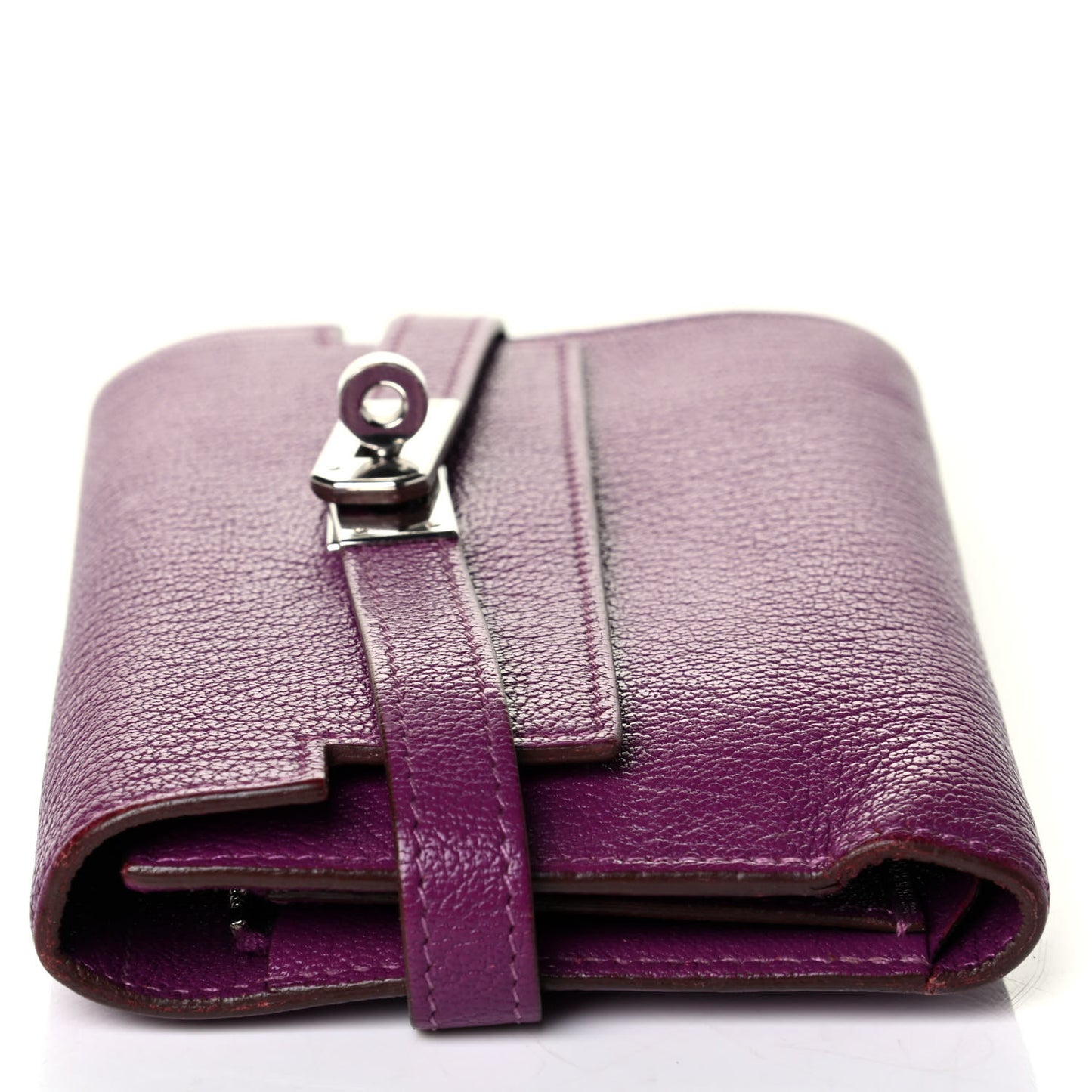 Chevre Mysore Medium Kelly Wallet Anemone
