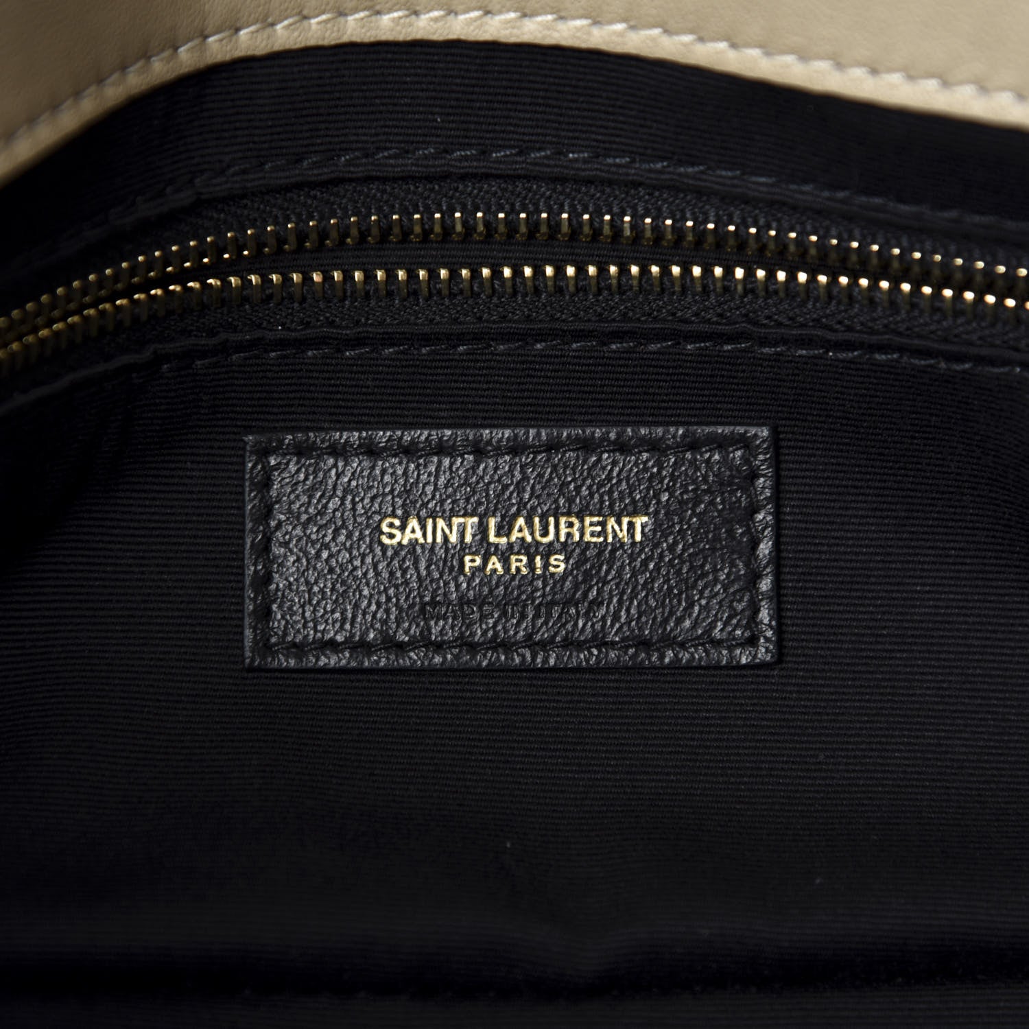 Saint Laurent Lambskin Suede Patchwork Monogram Medium Jamie Baguette Sea Salt 8 of 11
