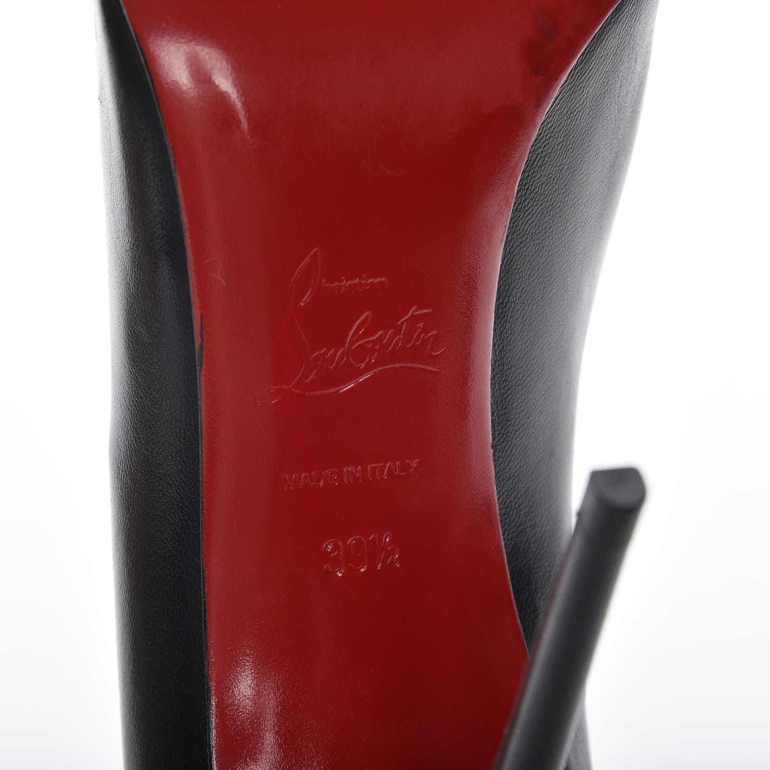 Christian Louboutin Kid Pigalle Follies 100 Pumps 39.5 Black 6 of 8