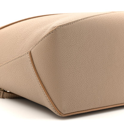 Loewe Grained Calfskin Small Puzzle Bag Sand Mink 10 of 13