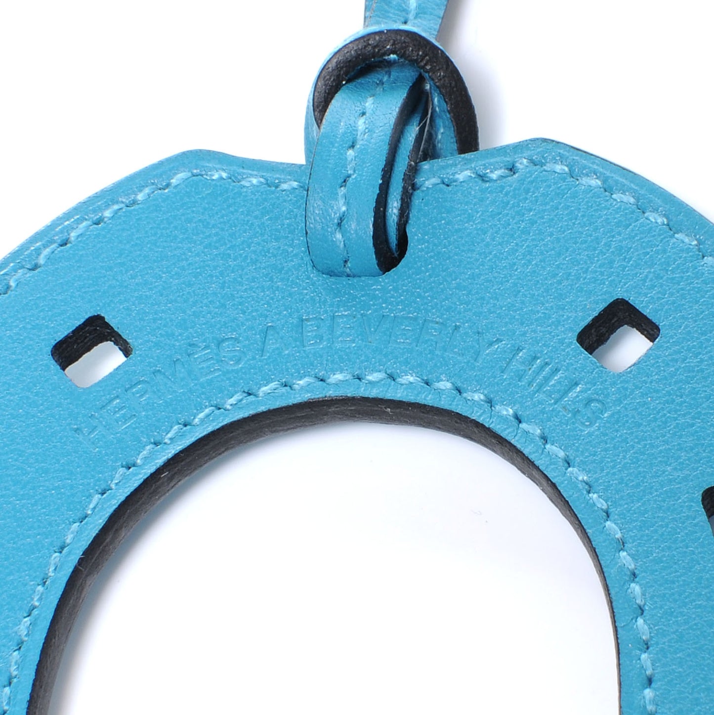 Swift Paddock Horseshoe De Sac Bag Charm Turquoise