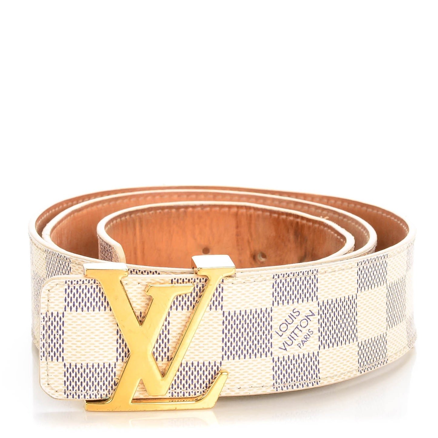 Damier Azur LV Initiales Belt 100 40