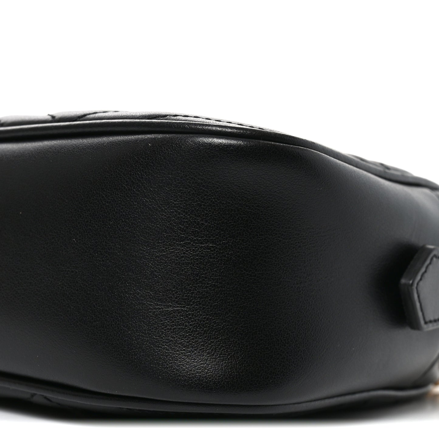 Calfskin Matelasse Small GG Marmont Chain Shoulder Bag Black