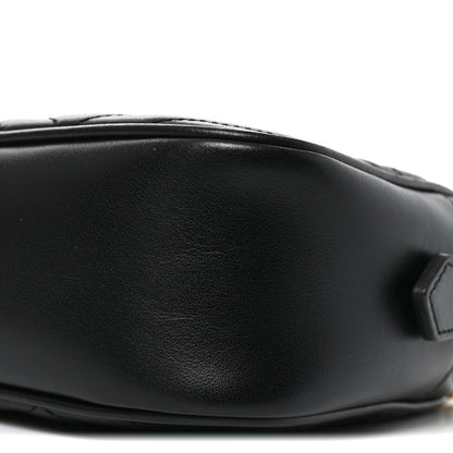 Gucci Calfskin Matelasse Small GG Marmont Chain Shoulder Bag Black 10 of 10