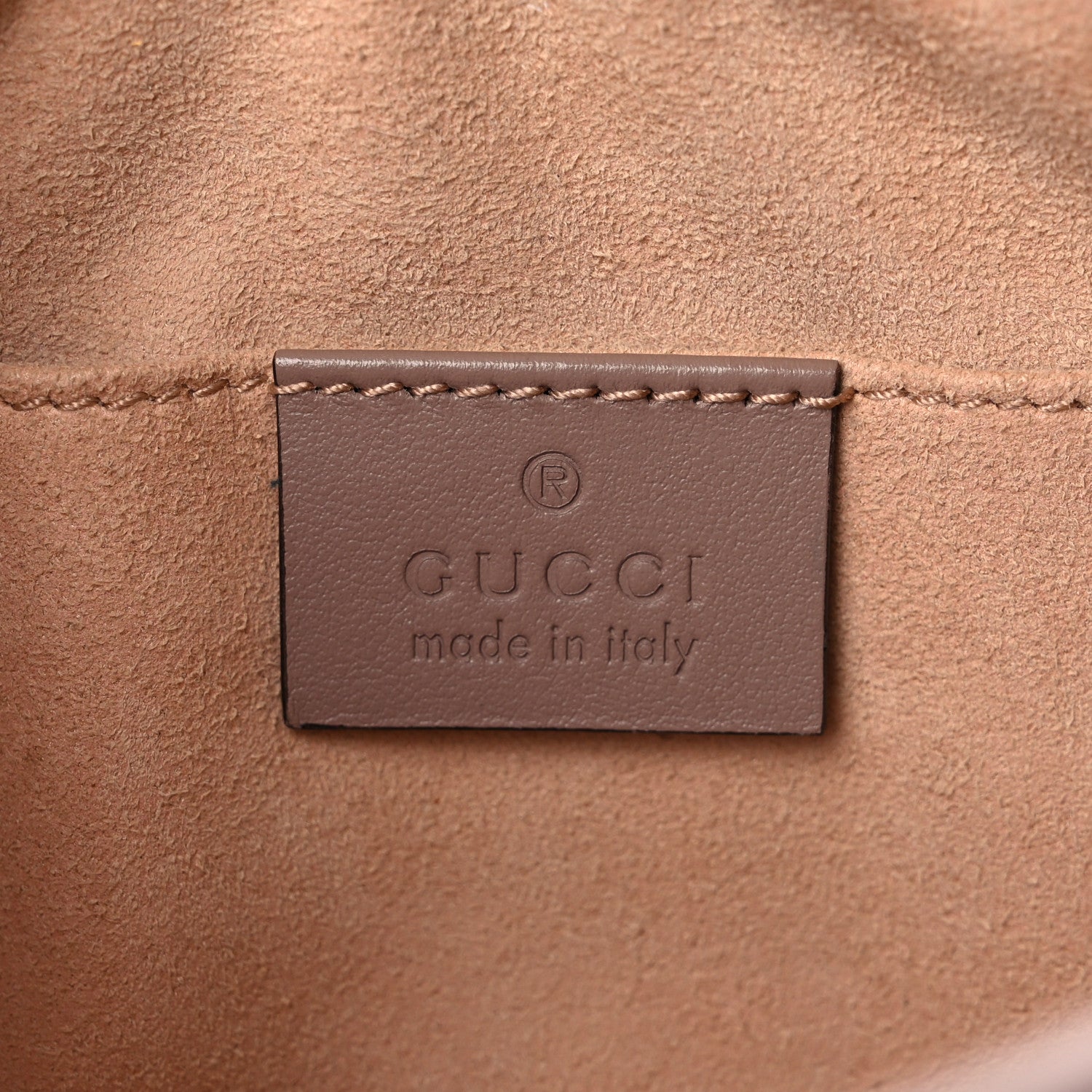 Gucci Calfskin Matelasse Mini GG Marmont Chain Shoulder Bag Porcelain Rose 6 of 11