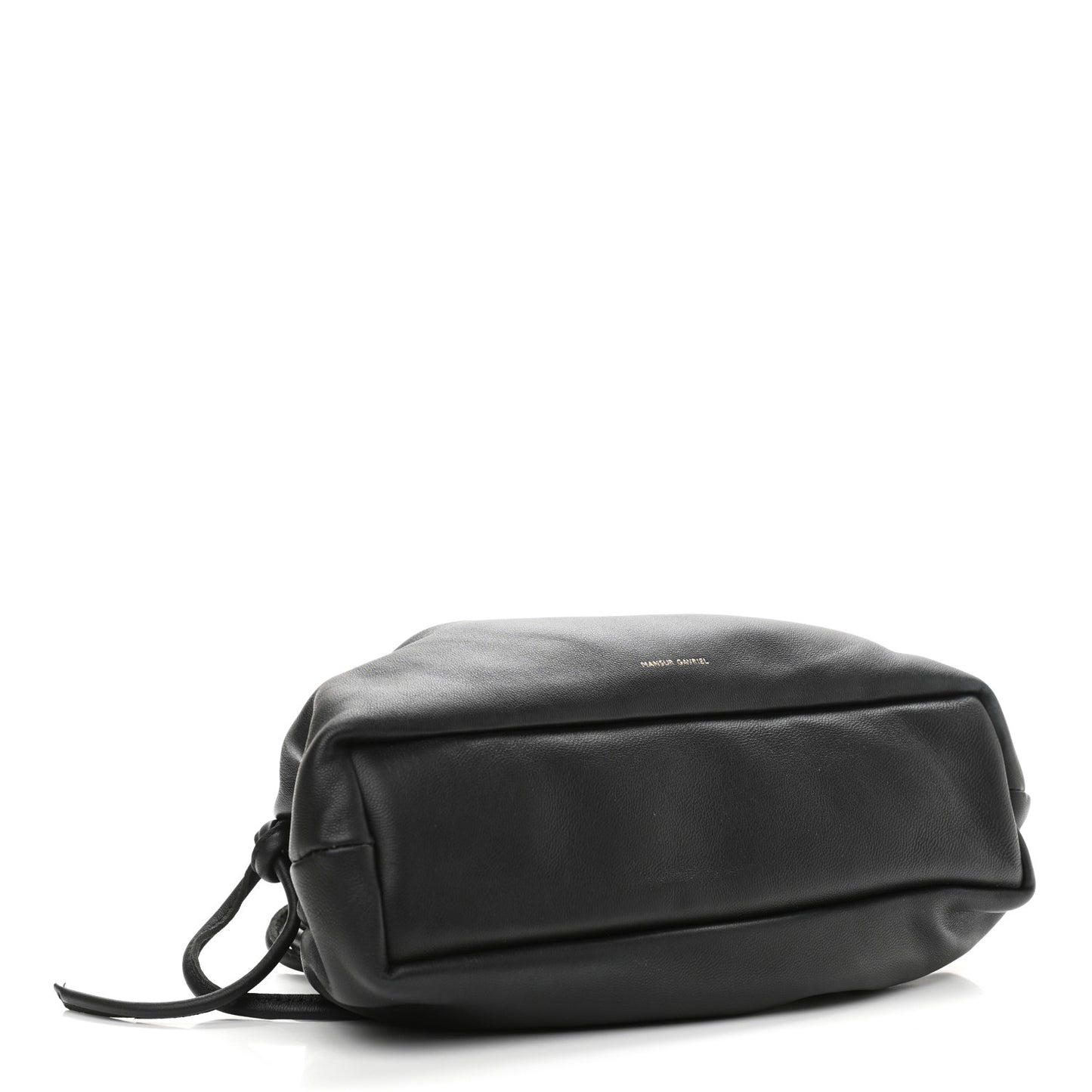 Lambskin Mini Cloud Clutch Black Flamma