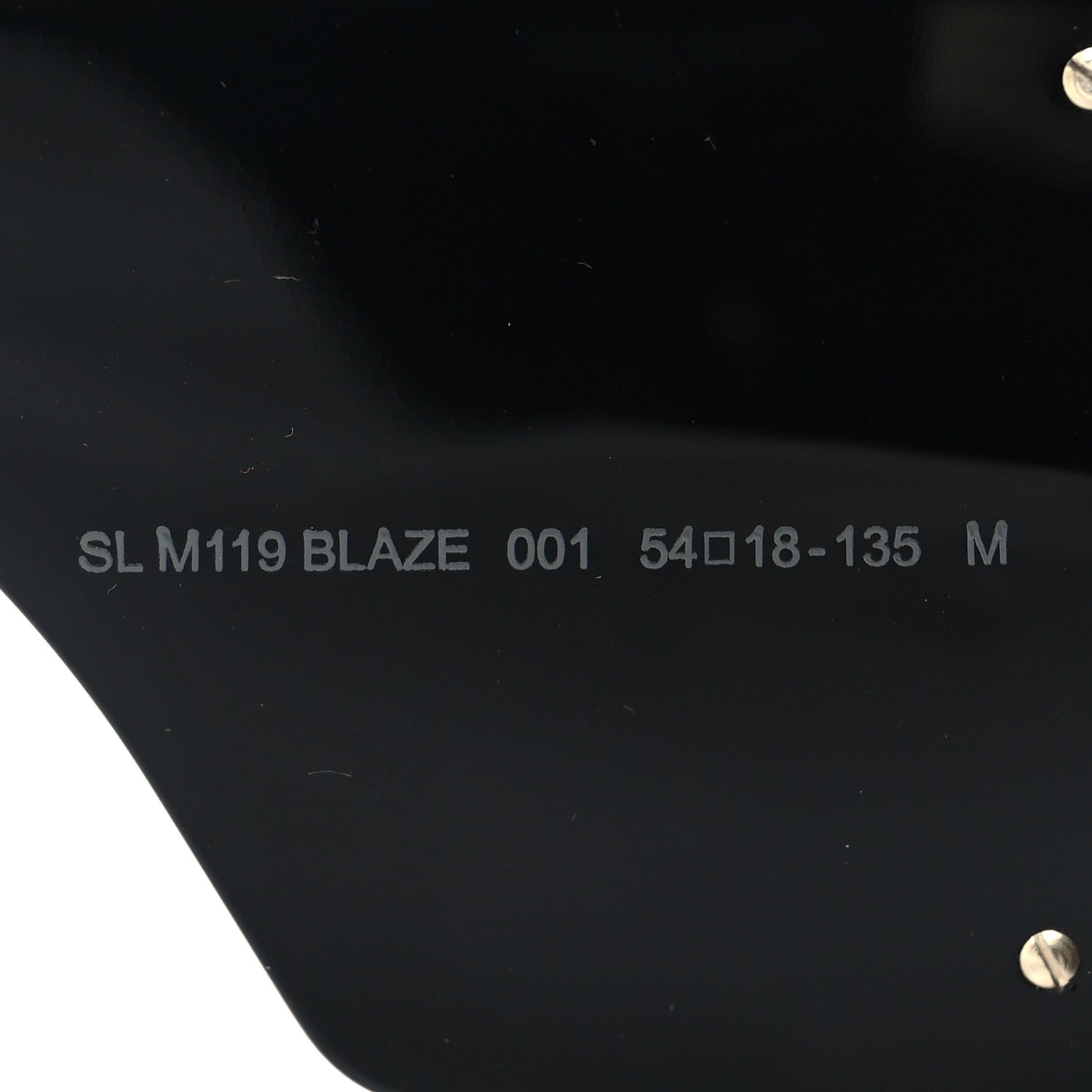 Saint Laurent Acetate Blaze Sunglasses SL M119 Black 6 of 8