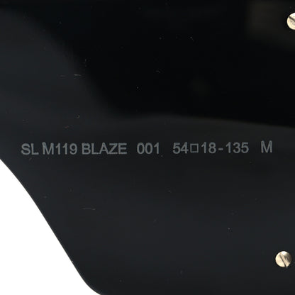 Saint Laurent Acetate Blaze Sunglasses SL M119 Black 6 of 8