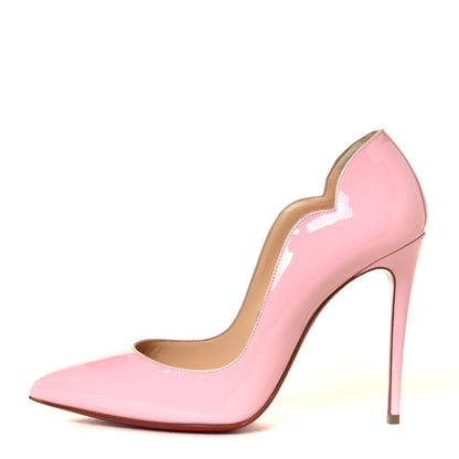 Christian Louboutin Patent Hot Chick 100 Pumps 37 Eglantine 2 of 12