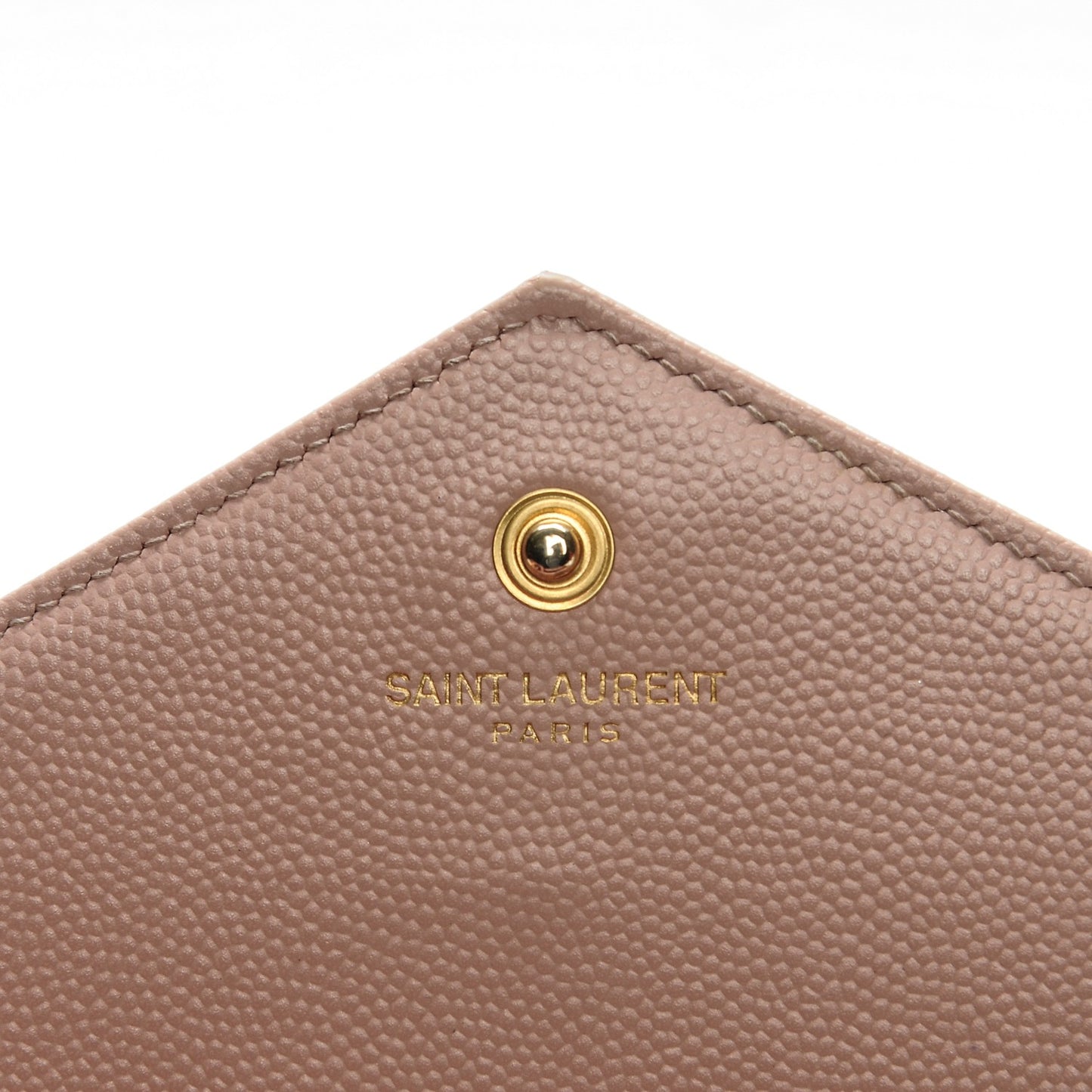 Grain De Poudre Matelasse Chevron Monogram Chain Wallet Pale Pink