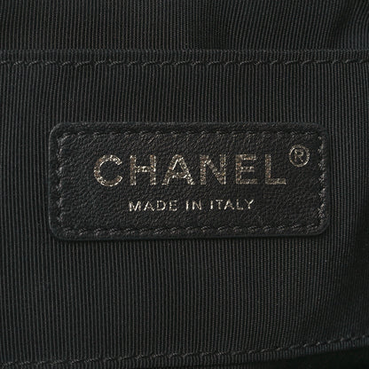 Chanel Lambskin Quilted Cuba Drawstring Tote Red White Blue 6 of 11