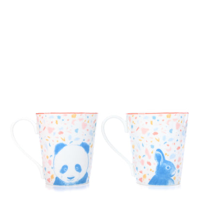 Hermes Porcelain Passe-Passe Mug Set of 2 1 of 4