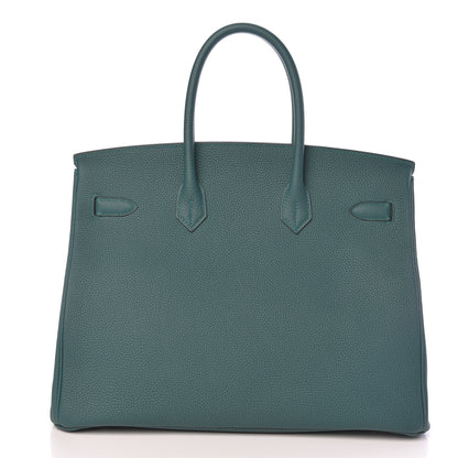 Hermes Togo Birkin 35 Malachite 4 of 33