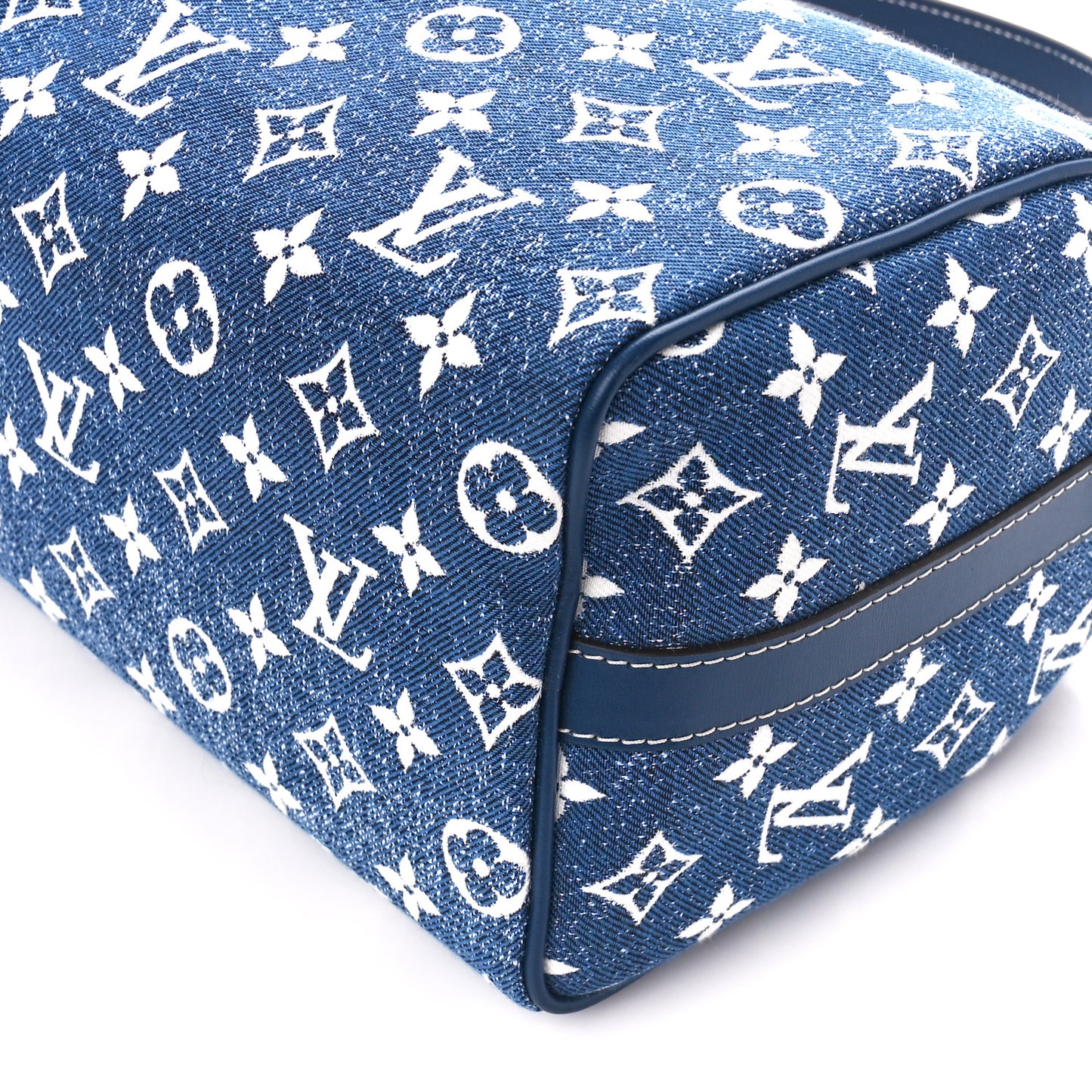 Monogram Jacquard Denim Speedy Bandouliere 25 Bleu