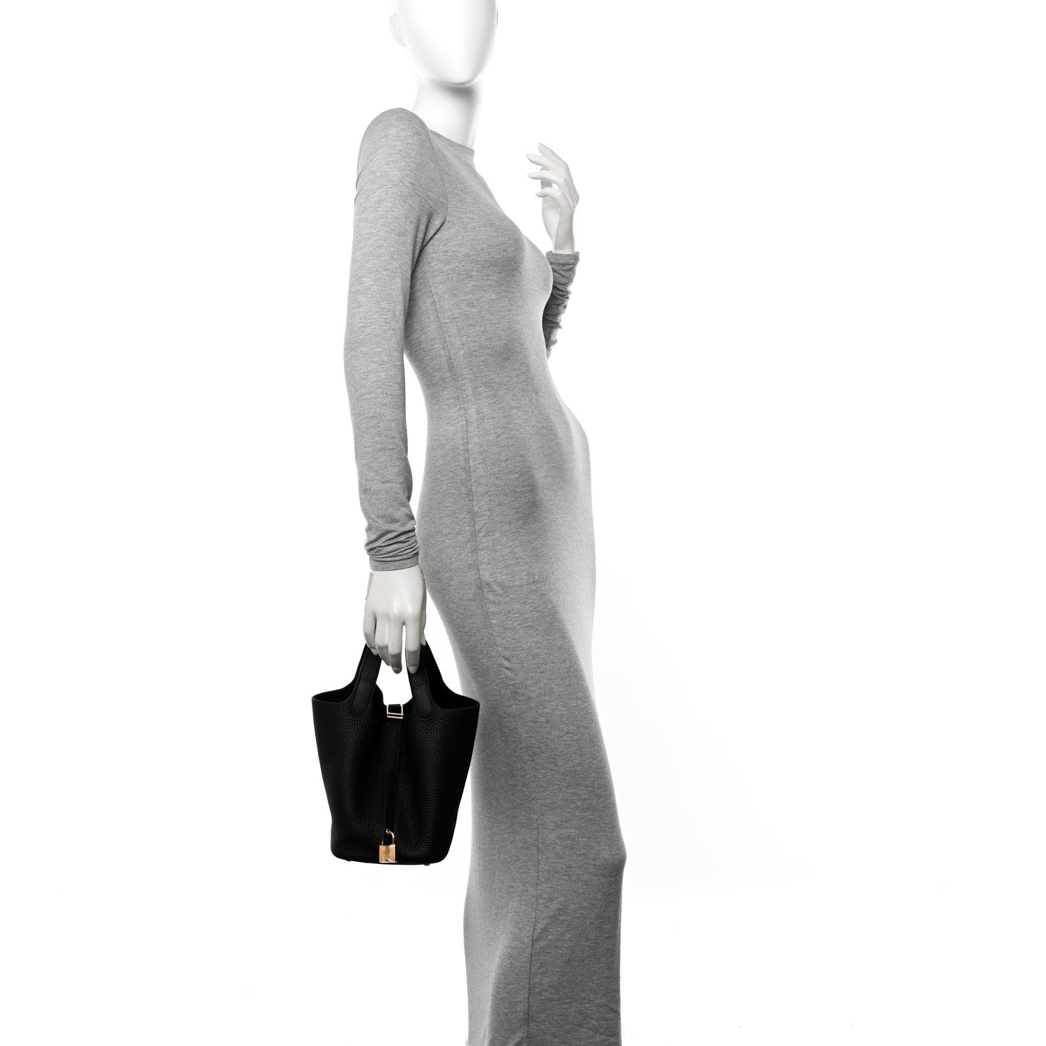 Hermes Taurillon Clemence Picotin Lock 18 PM Black 2 of 10