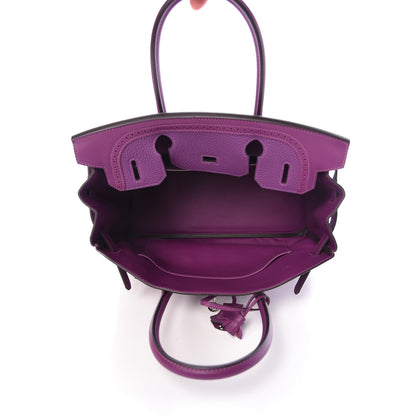 Hermes Togo Swift Ghillies Birkin 30 Anemone 14 of 36