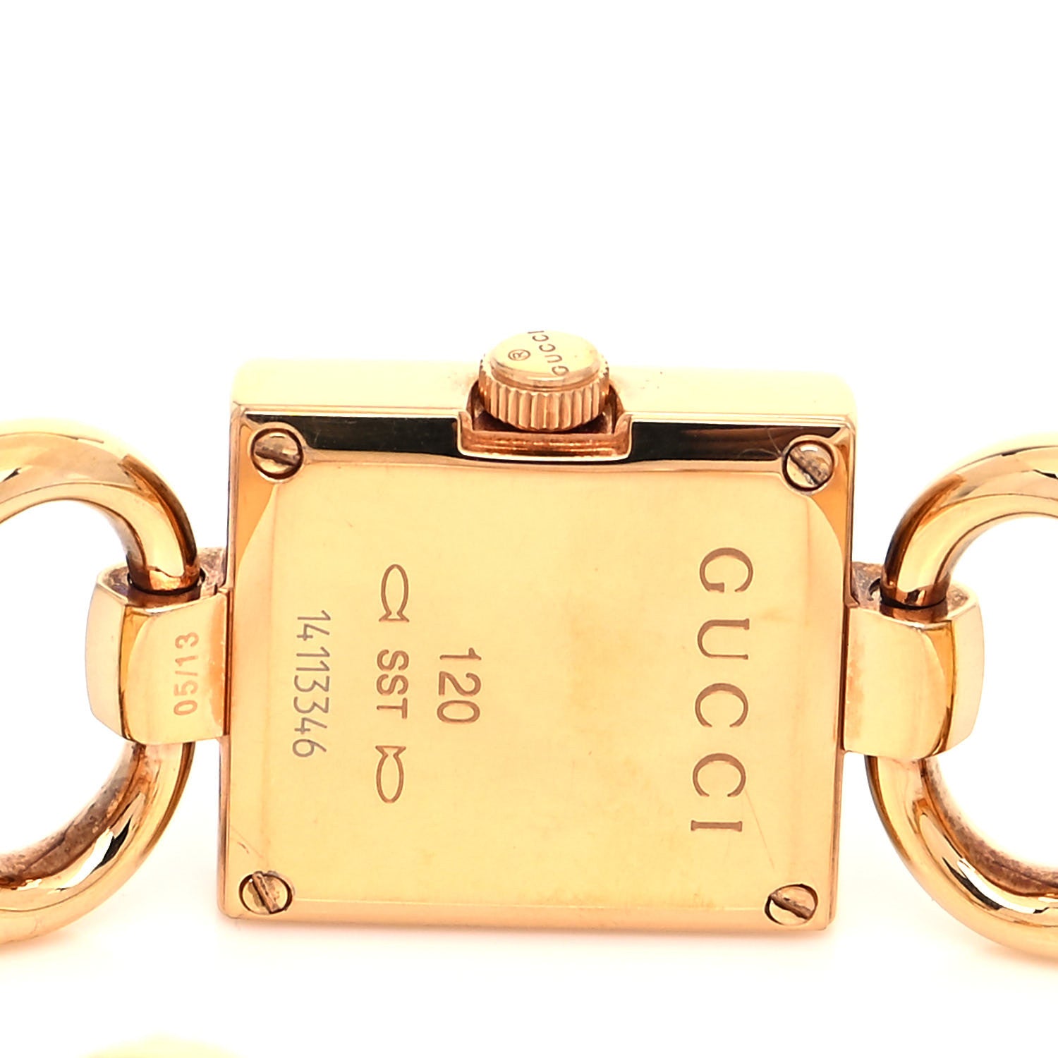 Gucci Stainless Steel Mother of Pearl 19mm Tornabuoni Quartz Watch 4 of 5