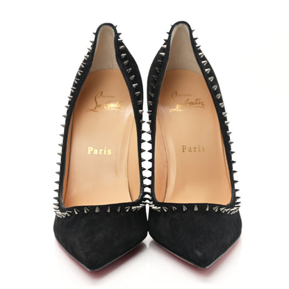 Christian Louboutin Veau Velours Anjalina 100 Pumps 37.5 Black 2 of 8