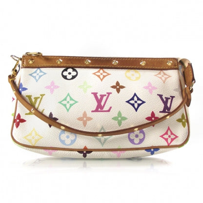 Louis Vuitton Monogram Multicolor Pochette Accessories White 1 of 9