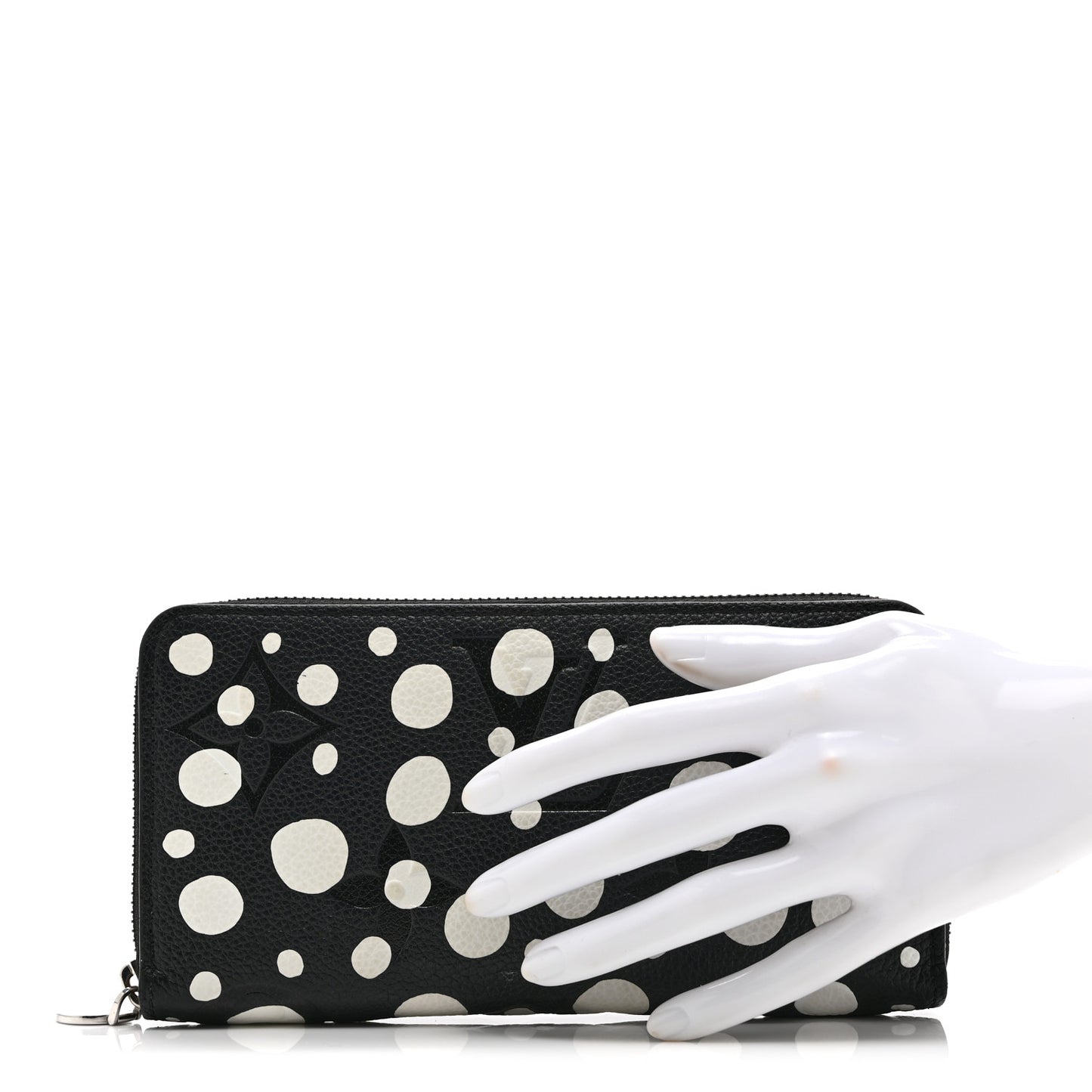 LV X YK Empreinte Zippy Wallet Black White