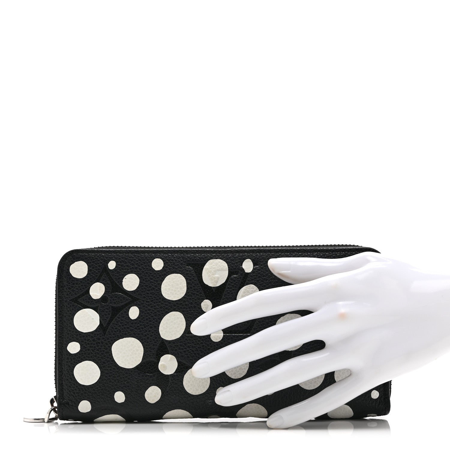 Louis Vuitton LV X YK Empreinte Zippy Wallet Black White 2 of 9