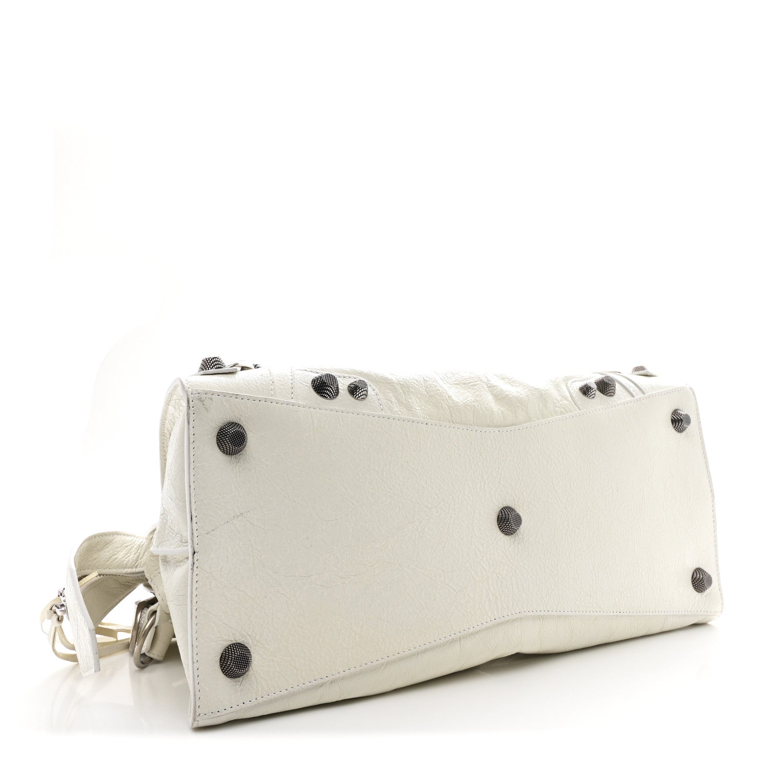 Balenciaga Agneau Arena Neo Cagole City Handbag Optic White 5 of 13