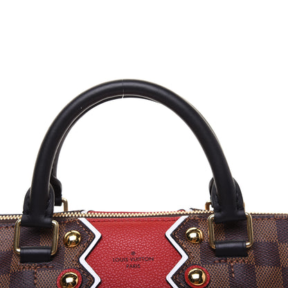 Louis Vuitton Damier Ebene Karakoram Speedy Bandouliere 30 13 of 20