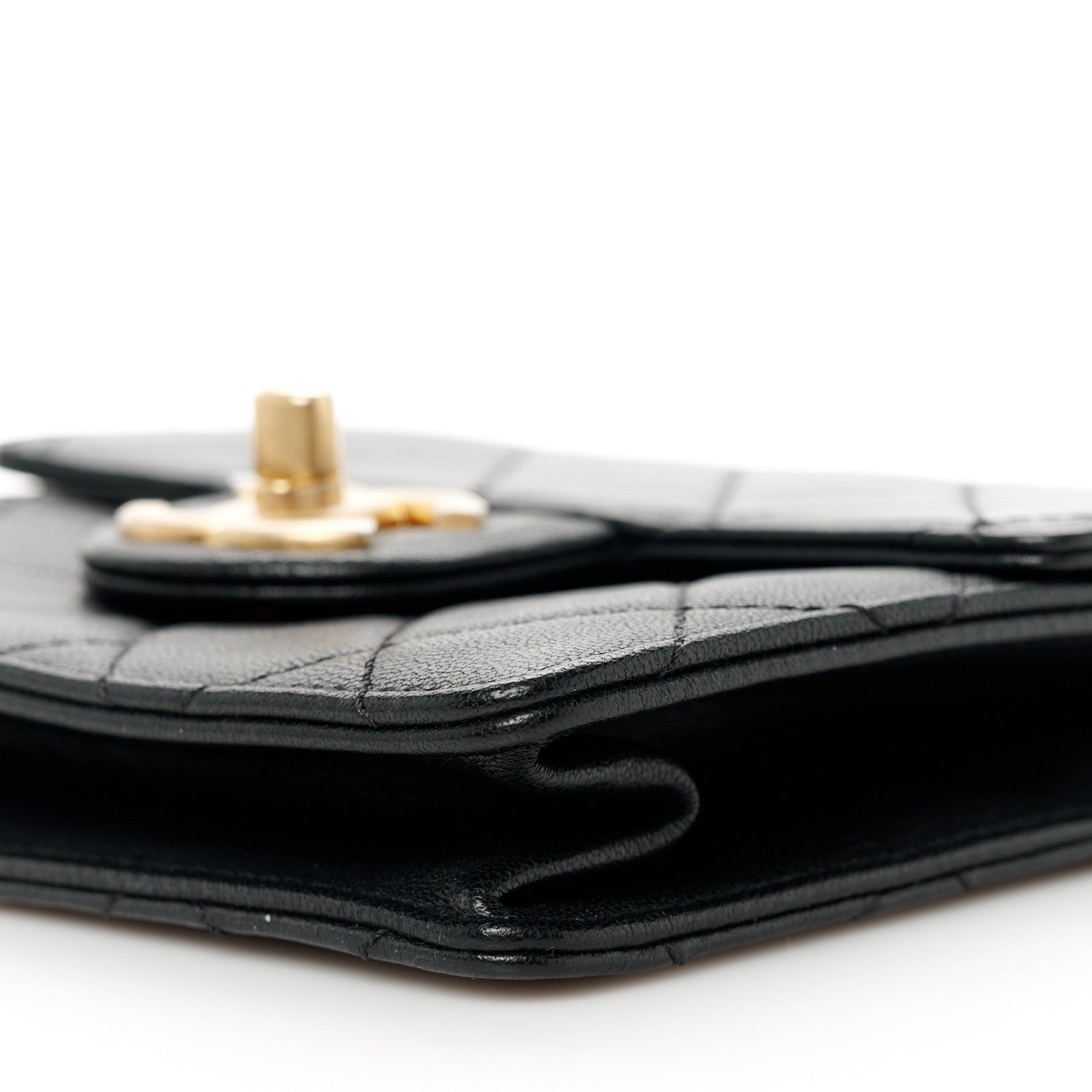 Chanel Goatskin Quilted Chic Pearls Flap Black 11 of 11