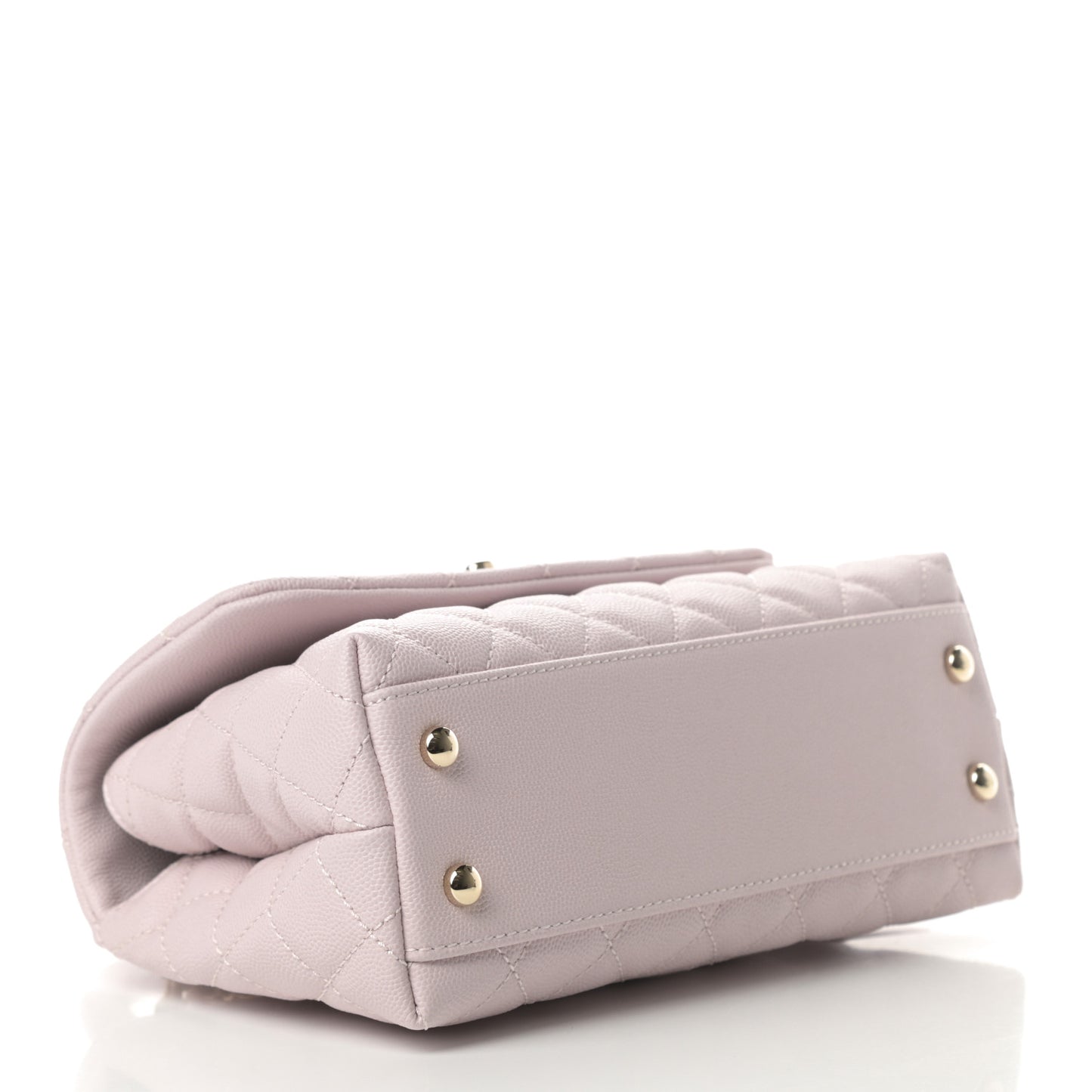 Caviar Quilted Mini Coco Handle Flap Lilas Lilac