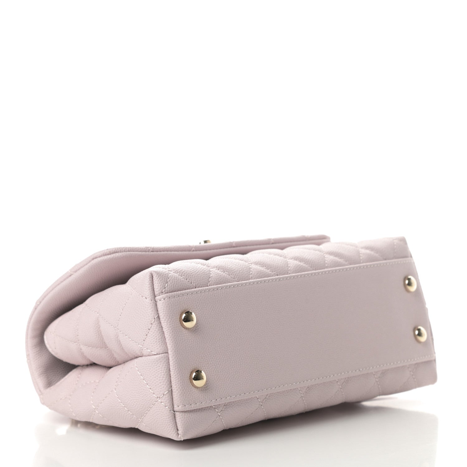 Chanel Caviar Quilted Mini Coco Handle Flap Lilas Lilac 4 of 11