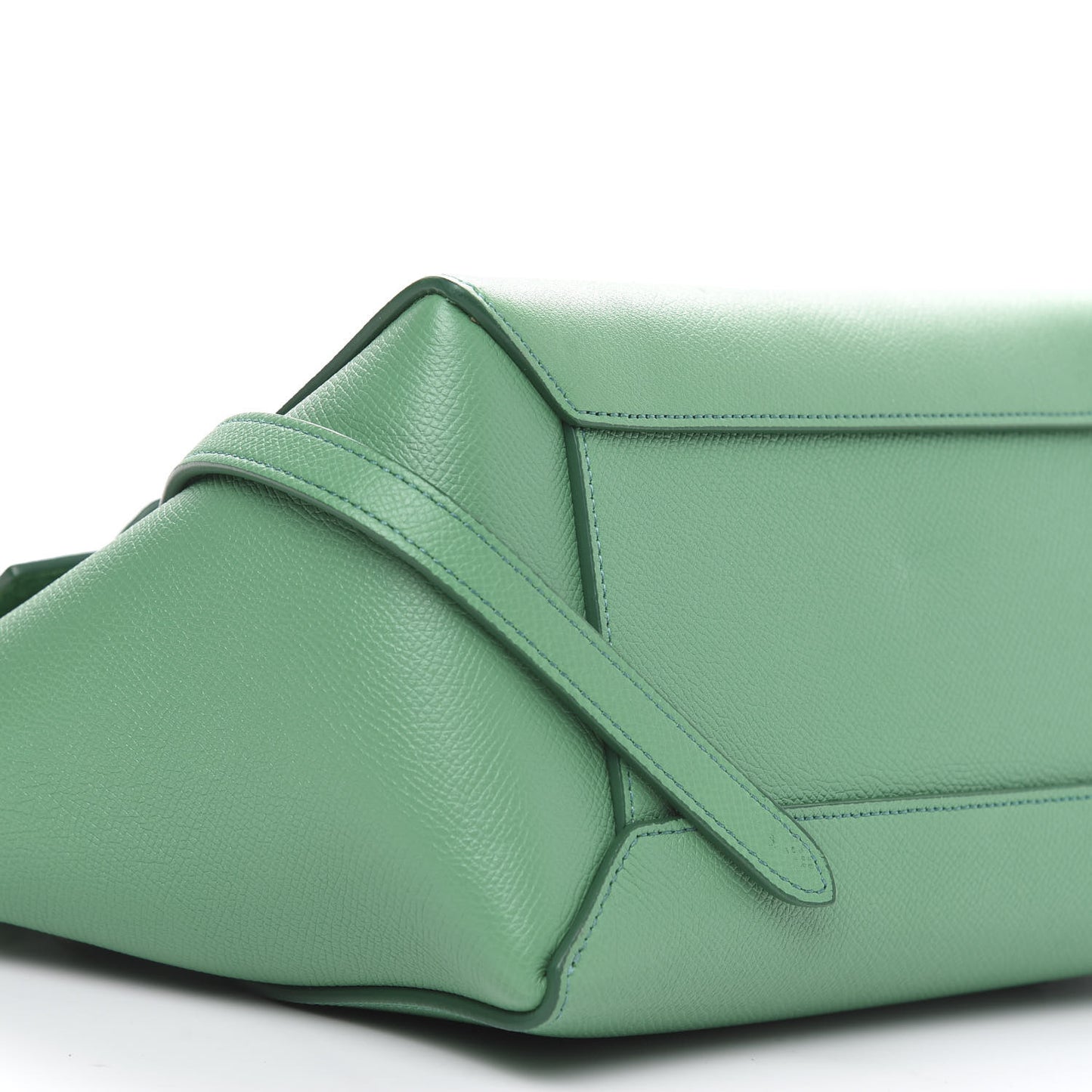 Grained Calfskin Micro Belt Bag Pop Green