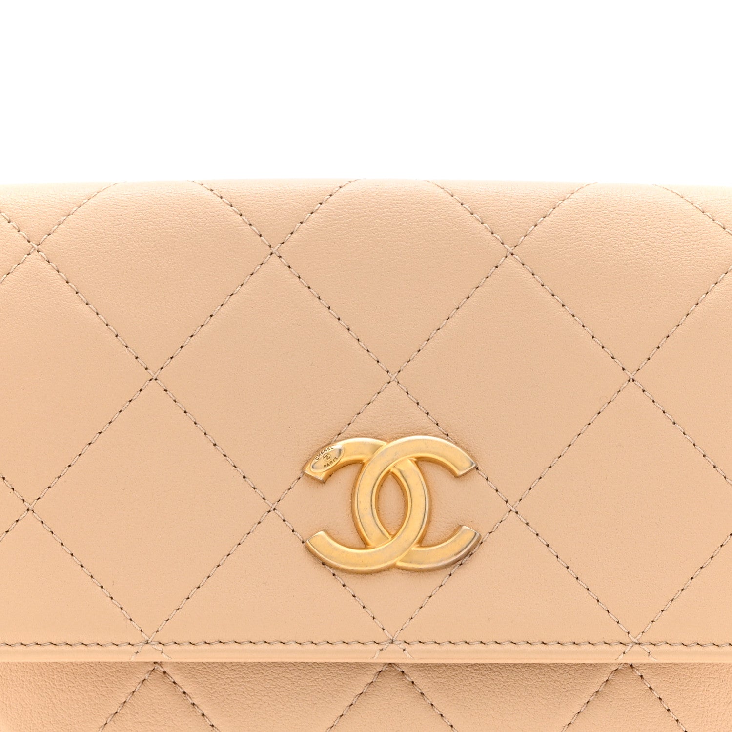 Chanel Calfskin Quilted Pearl Small Hobo Bag Beige 8 of 10