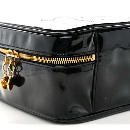 Chanel Patent Timeless CC Vanity Case Black 9 of 13