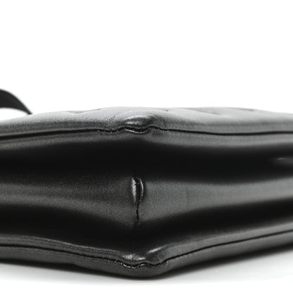 Louis Vuitton Lambskin Embossed Monogram Coussin PM Anthracite 8 of 9