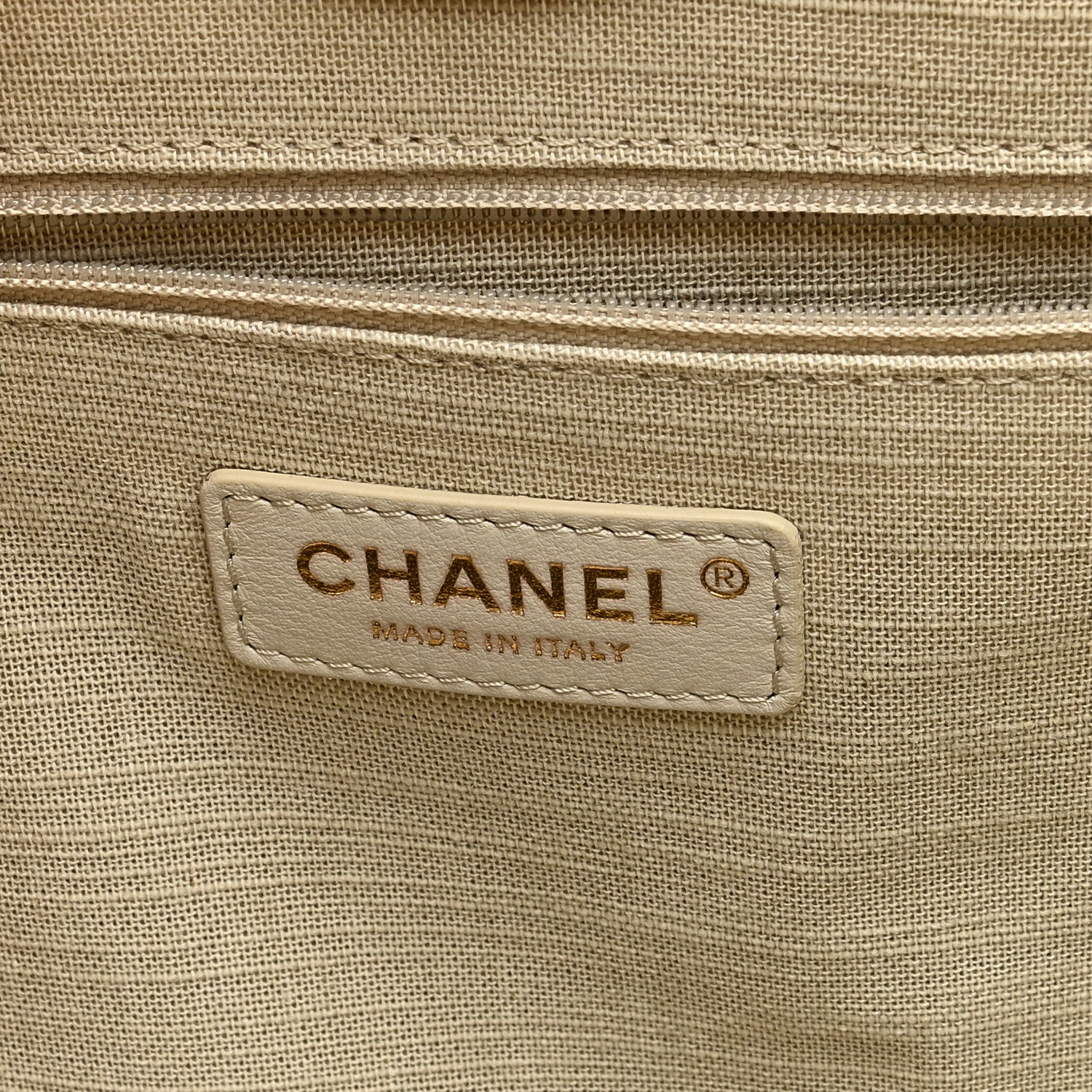 Chanel Metallic Calfskin Medium Deauville Tote Gold 7 of 10