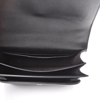 Saint Laurent Calfskin Medium Monogram Sunset Black 4 of 9