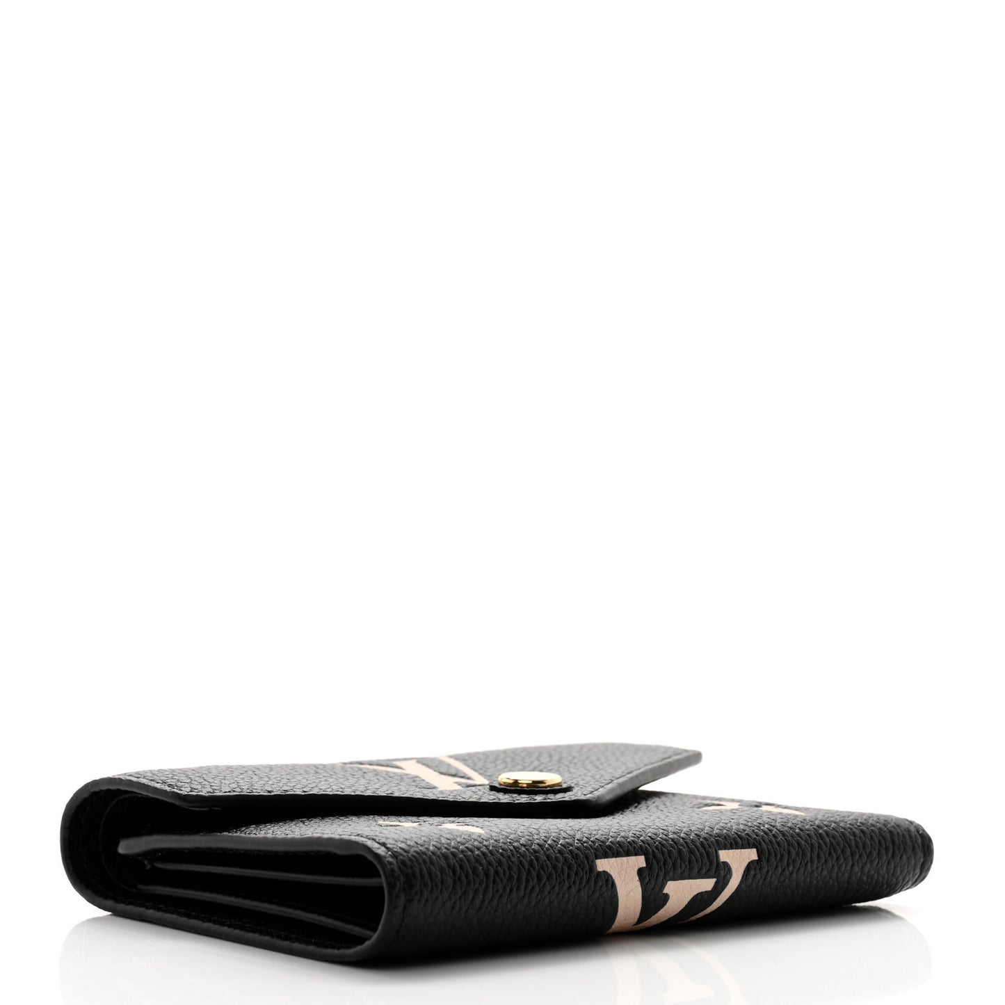 Empreinte Monogram Giant Victorine Wallet Black Beige