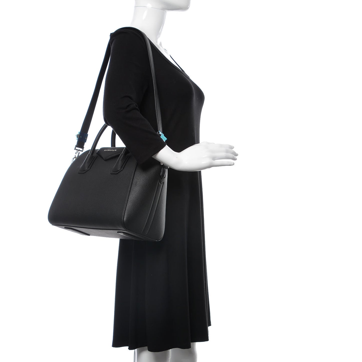 Sugar Goatskin Small Antigona Black