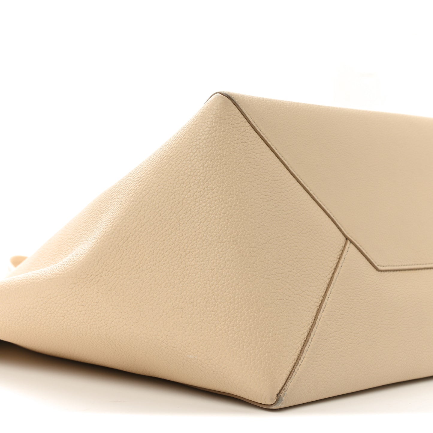 Soft Grained Calfskin Small Belt Cabas Phantom  Beige
