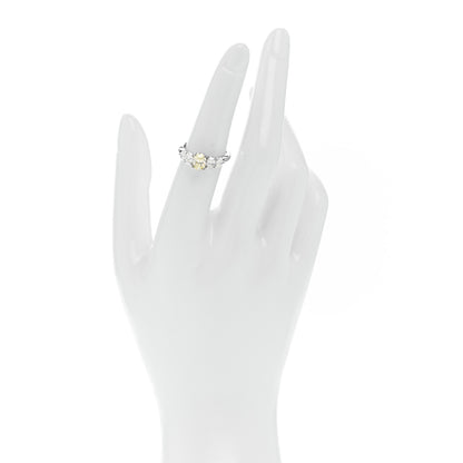 Parker & West by FASHIONPHILE Platinum Yellow Diamond 1.71ctw Five Stone Ring 51 5.75 2 of 10