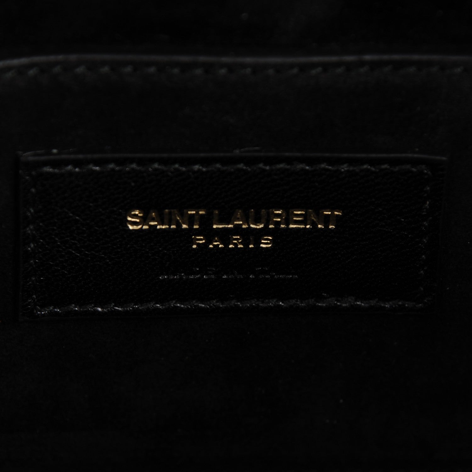 Saint Laurent Suede Fringe Small Monogram Satchel Black 7 of 8