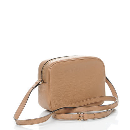 Gucci Pebbled Calfskin Small Soho Disco Bag Camelia 3 of 8