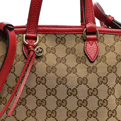 Gucci Monogram Small Bree Tote Red 8 of 11