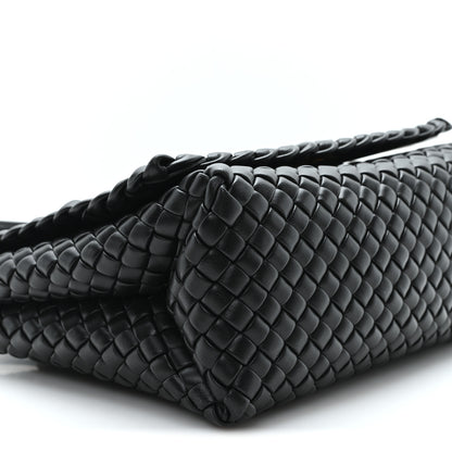 Bottega Veneta Nappa Intrecciato Patti Top Handle Bag Black 9 of 10