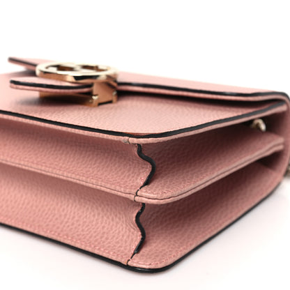 Gucci Dollar Calfskin Small Interlocking G Shoulder Bag Soft Pink 10 of 10