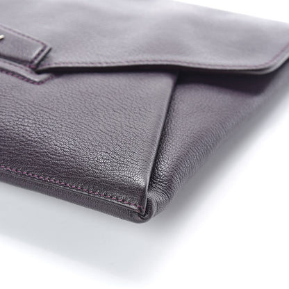 Givenchy Sugar Goatskin Medium Antigona Envelope Clutch Aubergine 9 of 9