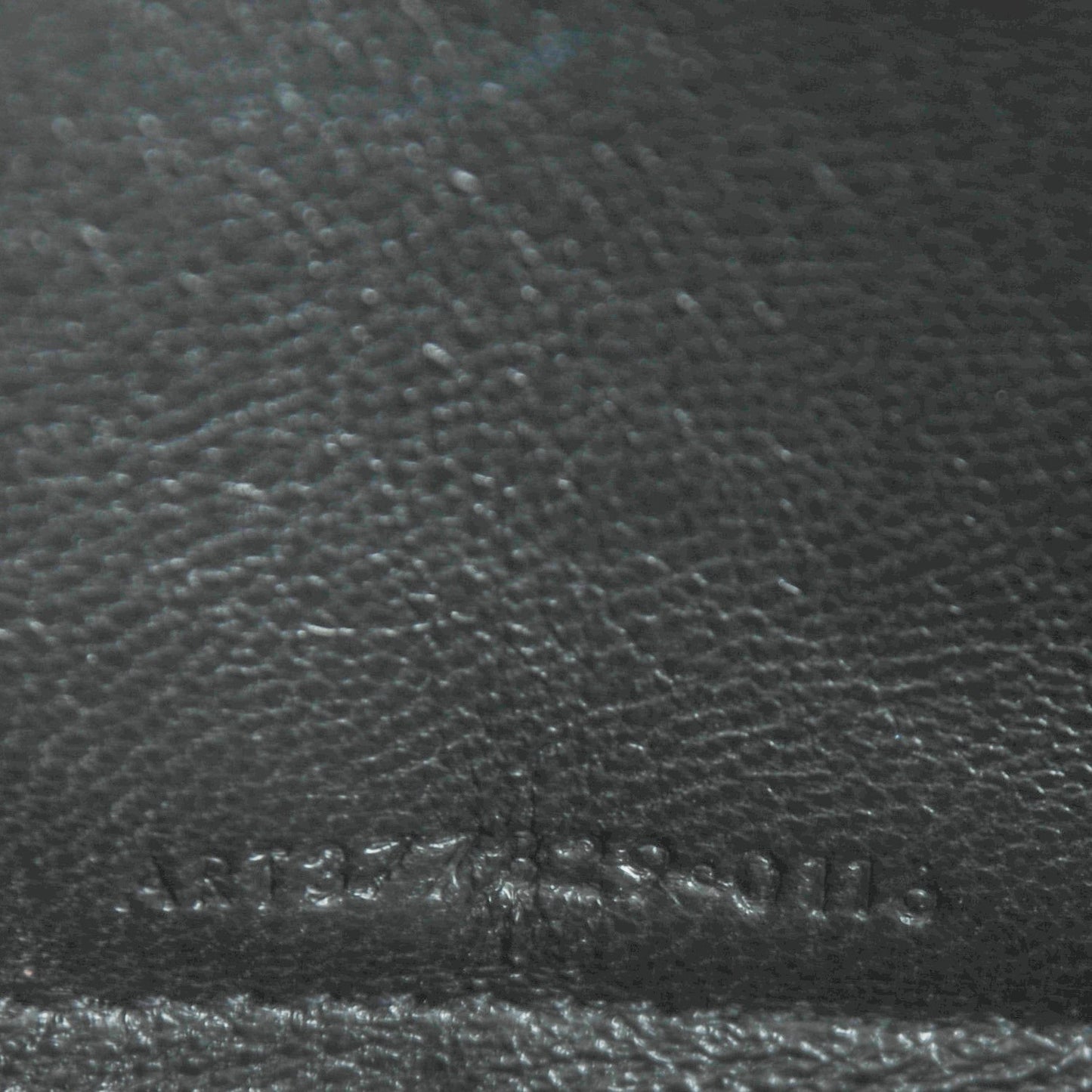 Velvet Monogram Chain Wallet Black